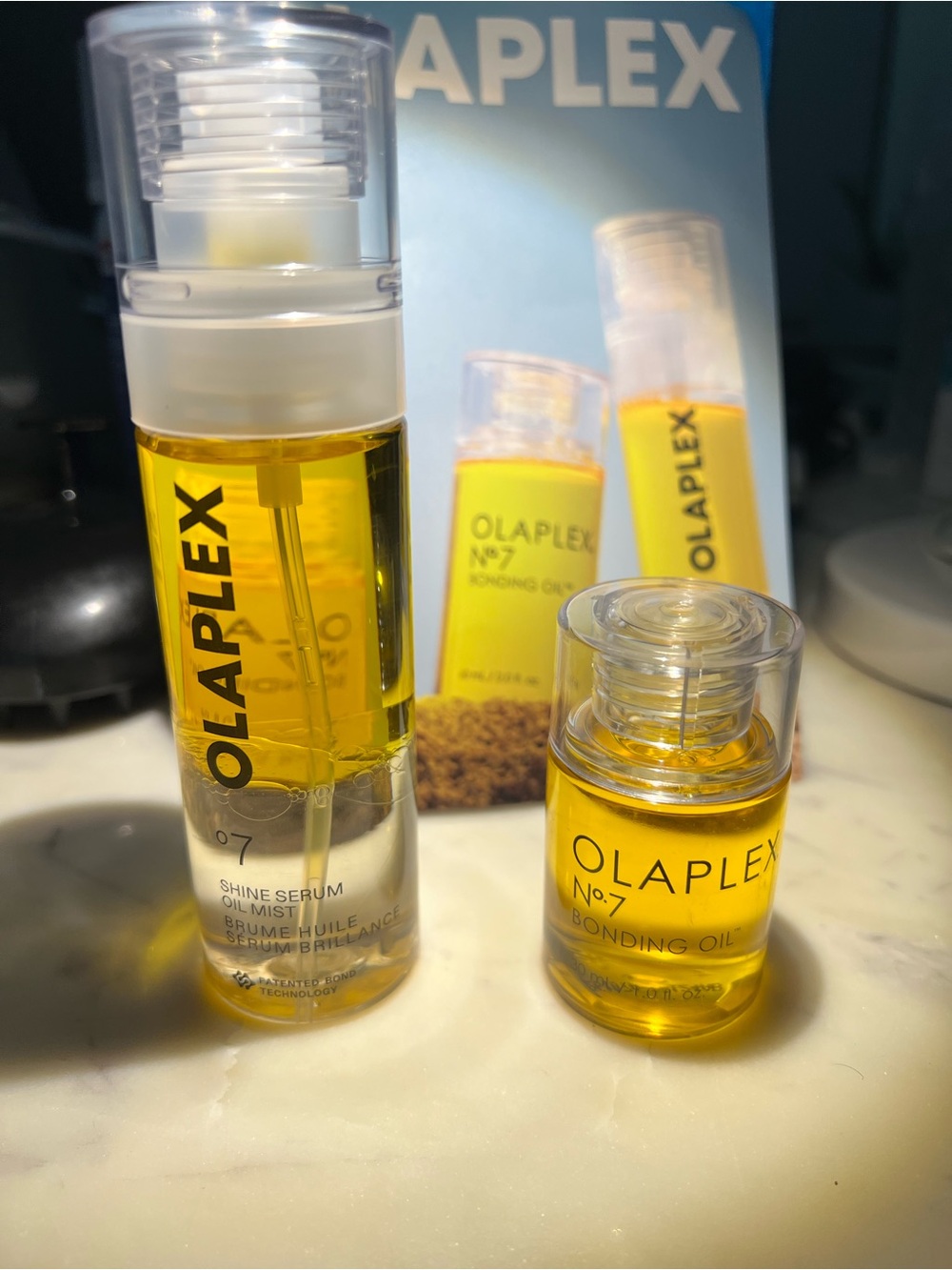 Olaplex No. 7 Bonding Oil and Shine Serum Oil Mist Set